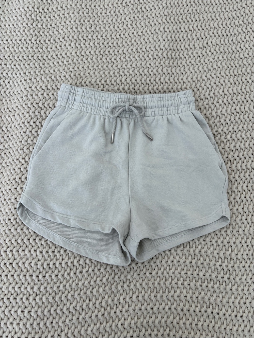 H&M Light Gray Drawstring Shorts